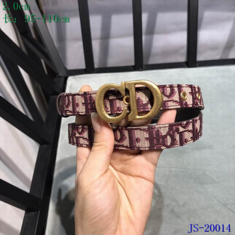 Dior Belt 20mmX95-110cm 8L09
